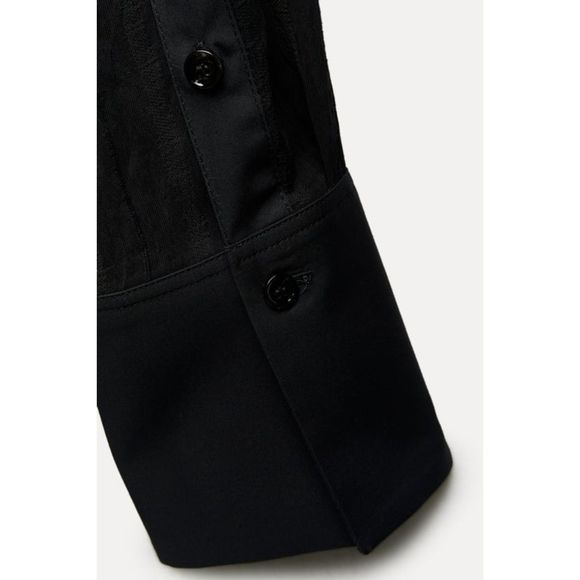 ZARA PLEATED YOKE SHIRT ZW COLLECTION - Picture 12 of 13